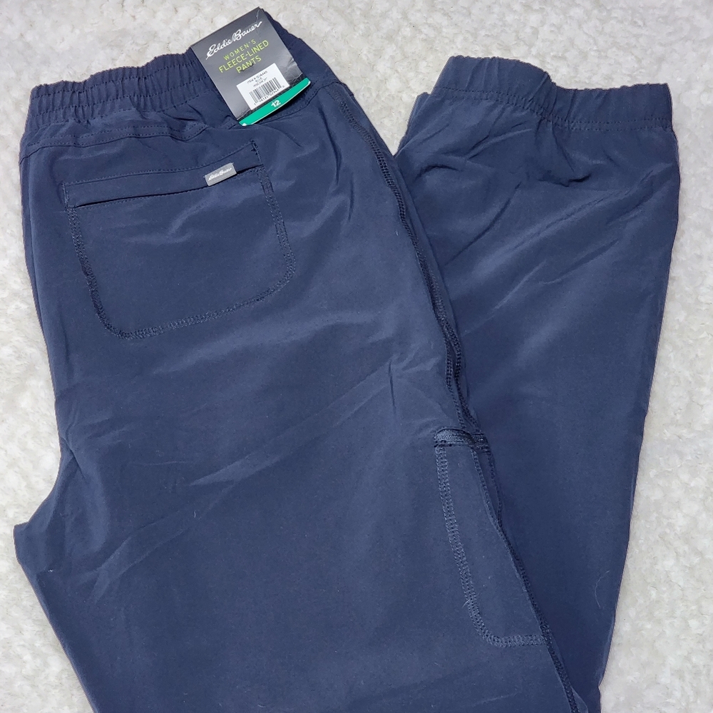 Eddie Bauer, Blue, Size 12, Fleece-lined pants